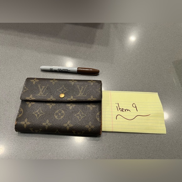 Louis Vuitton Monogram Porte Tresor Etui Papiers Trifold Wallet SP1004 - Picture 3 of 9